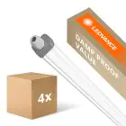 Voordeelpak 4x Ledvance LED Waterdichte Montagebalk Vochtbestendig Slimvalue 50W 5500lm - 840 Koel Wit | 150cm 