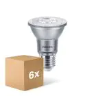 Voordeelpak 6x Philips Master Value LED Lamp Reflector E27 PAR20 6W 500lm 25D - 927 Zeer Warm Wit | Beste Kleurweergave - Dimbaar - Vervangt 50W