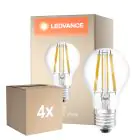 Voordeelpak 4x Ledvance Classic LED E27 Peer Filament Helder 11W 1521lm - 827 Zeer Warm Wit | Dimbaar - Vervangt 100W
