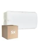 Voordeelpak 5x Philips LED Beveiliging Ledinaire WL055V Wit 6W 630lm - 840 Koel Wit | 374x150mm – IP65