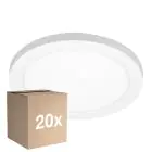 Voordeelpak 20x Noxion LED Downlight Ecowhite Wit 18W 1530lm 110D - 830 840 860 Afstembaar Wit | 217mm - Zaagmaat 55-175mm - Dimbaar