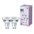Voordeelpak 2x Philips LED Spot GU10 PAR16 5W 355lm 36D - 827 Zeer Warm Wit